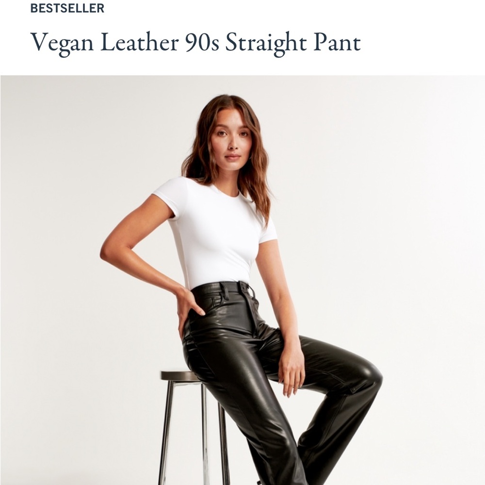 NWT Abercrombie Leather Pant (never taken out of shipping package)